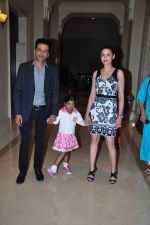 Manoj Bajpai with wife Neha and daughter at a new kids collection launch on 29th Jan 2016